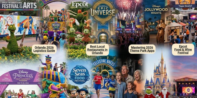 A relaxed family experiencing unique Orlando seasonal events 2026 outside the park gates with expert local guidance.